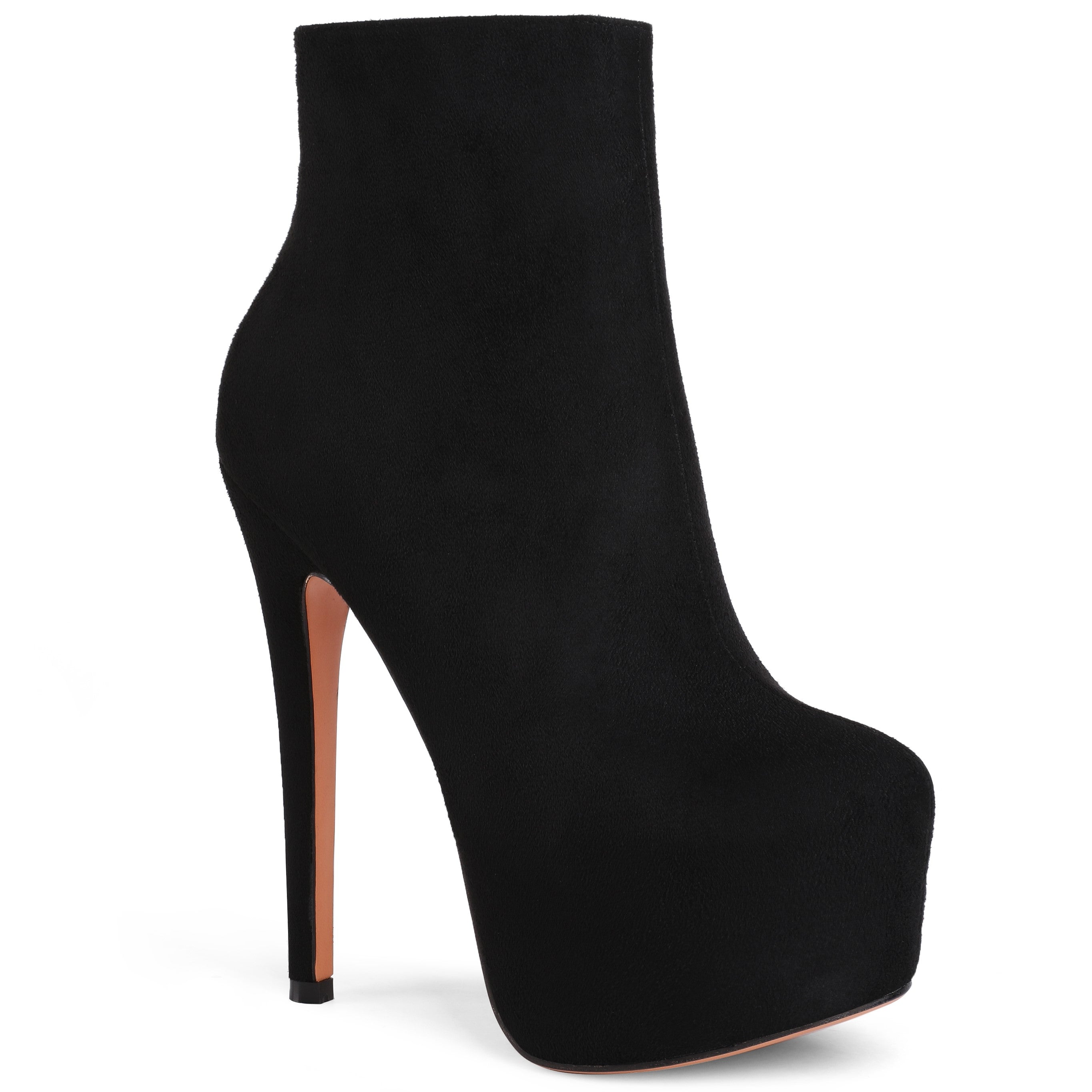 Jodi - Rounded Toe Platform Ankle Boots (FINAL SALE)