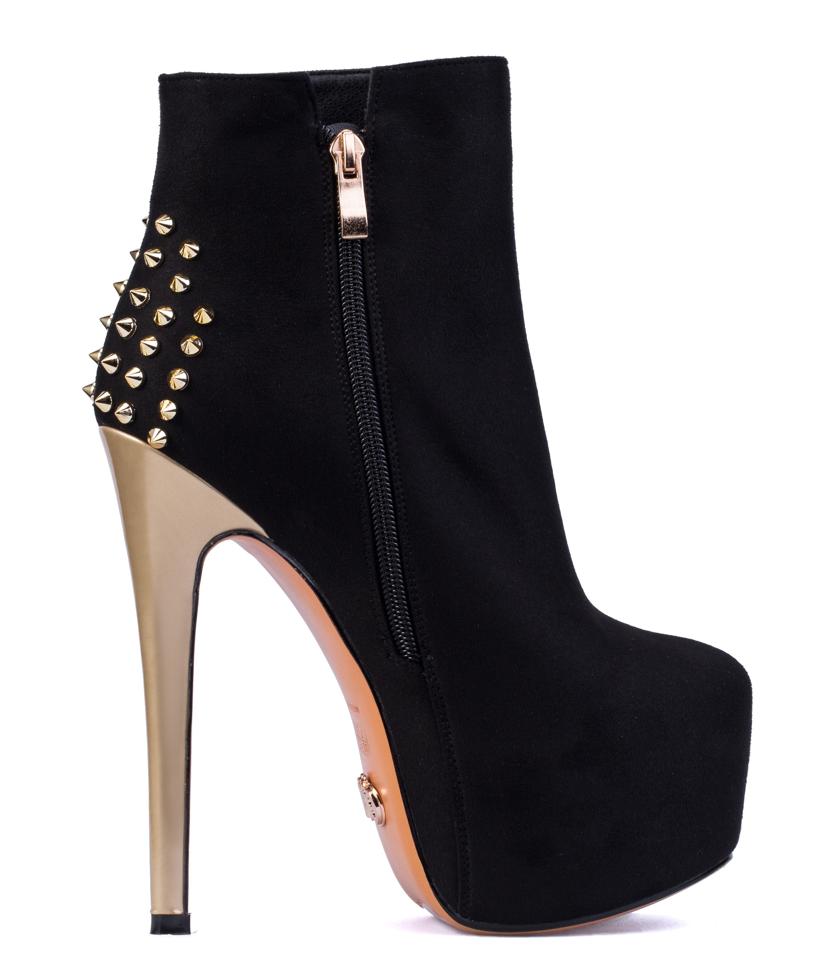 Jodi - Rounded Toe Platform Ankle Boots (FINAL SALE)