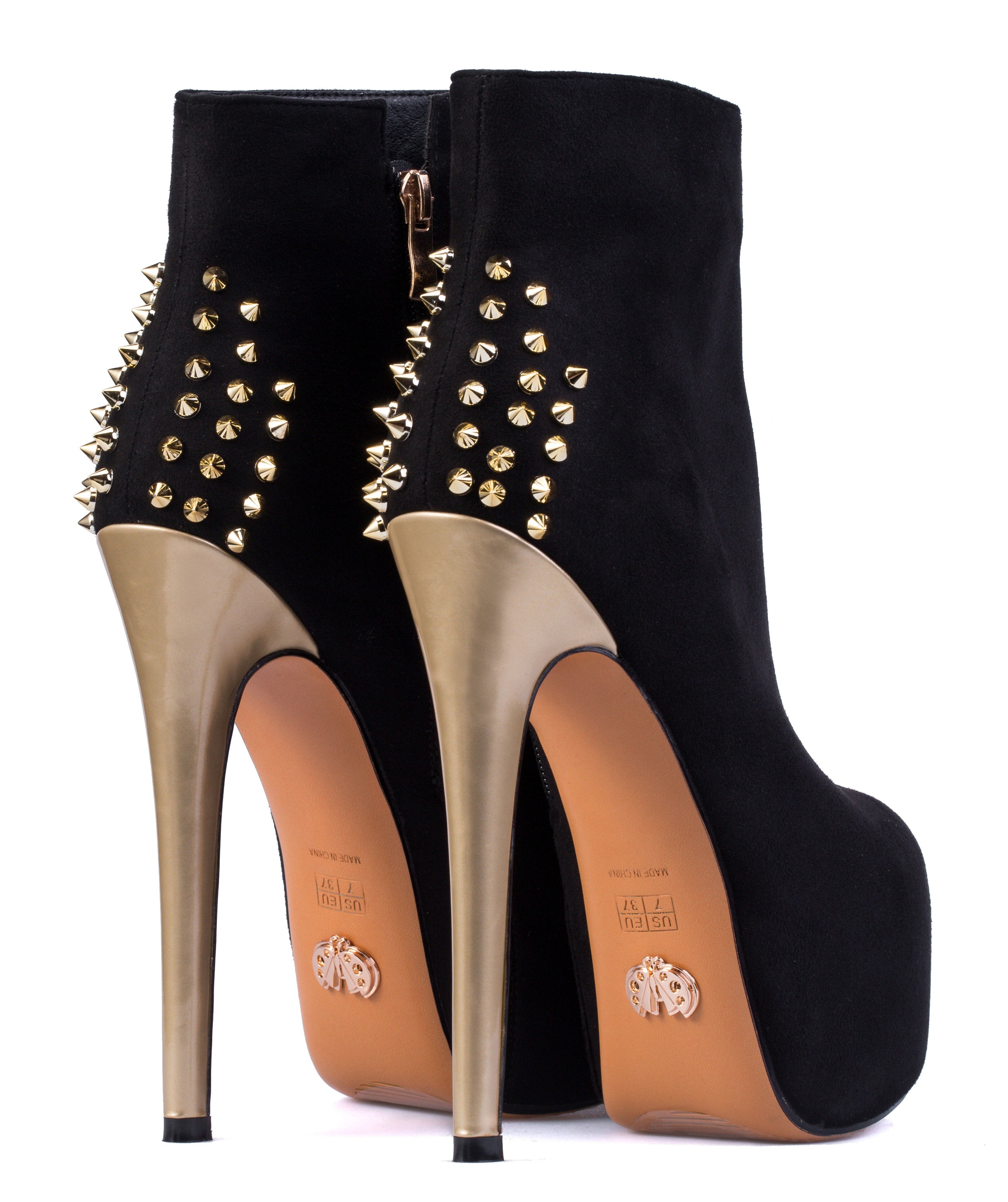 Jodi - Rounded Toe Platform Ankle Boots (FINAL SALE)