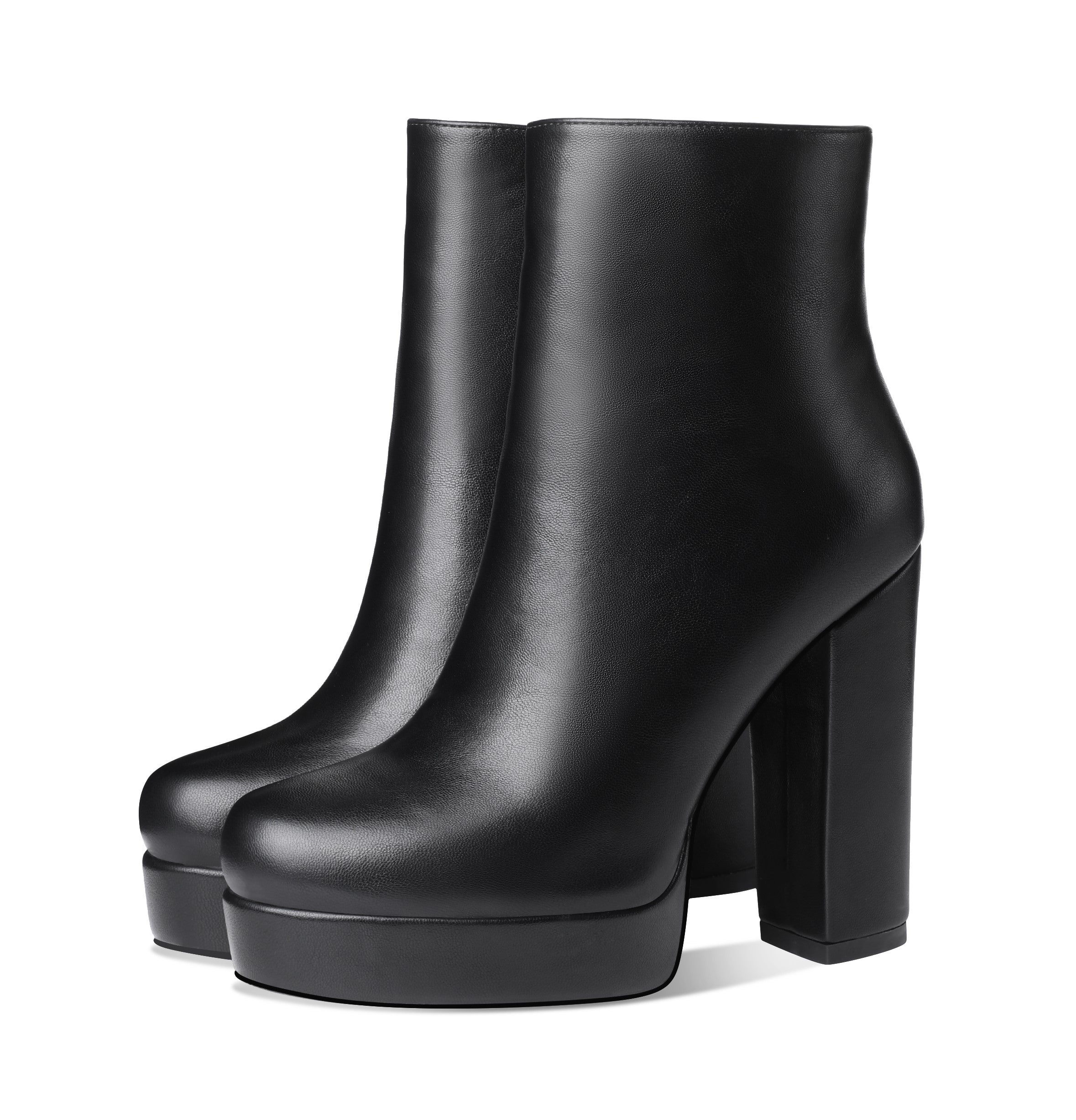 Kacy - Classic Rounded Toe ankle boots