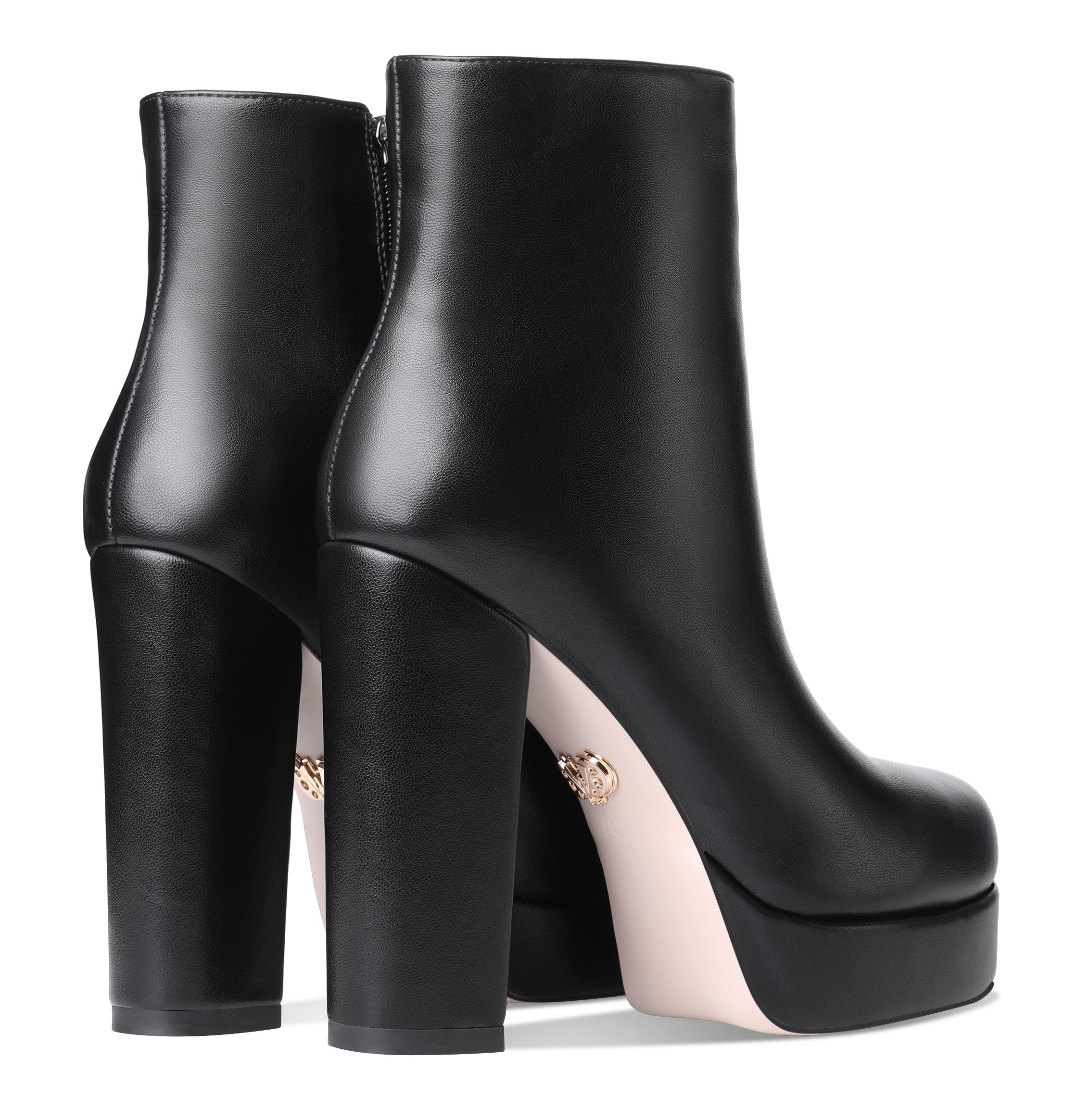 Kacy - Classic Rounded Toe ankle boots