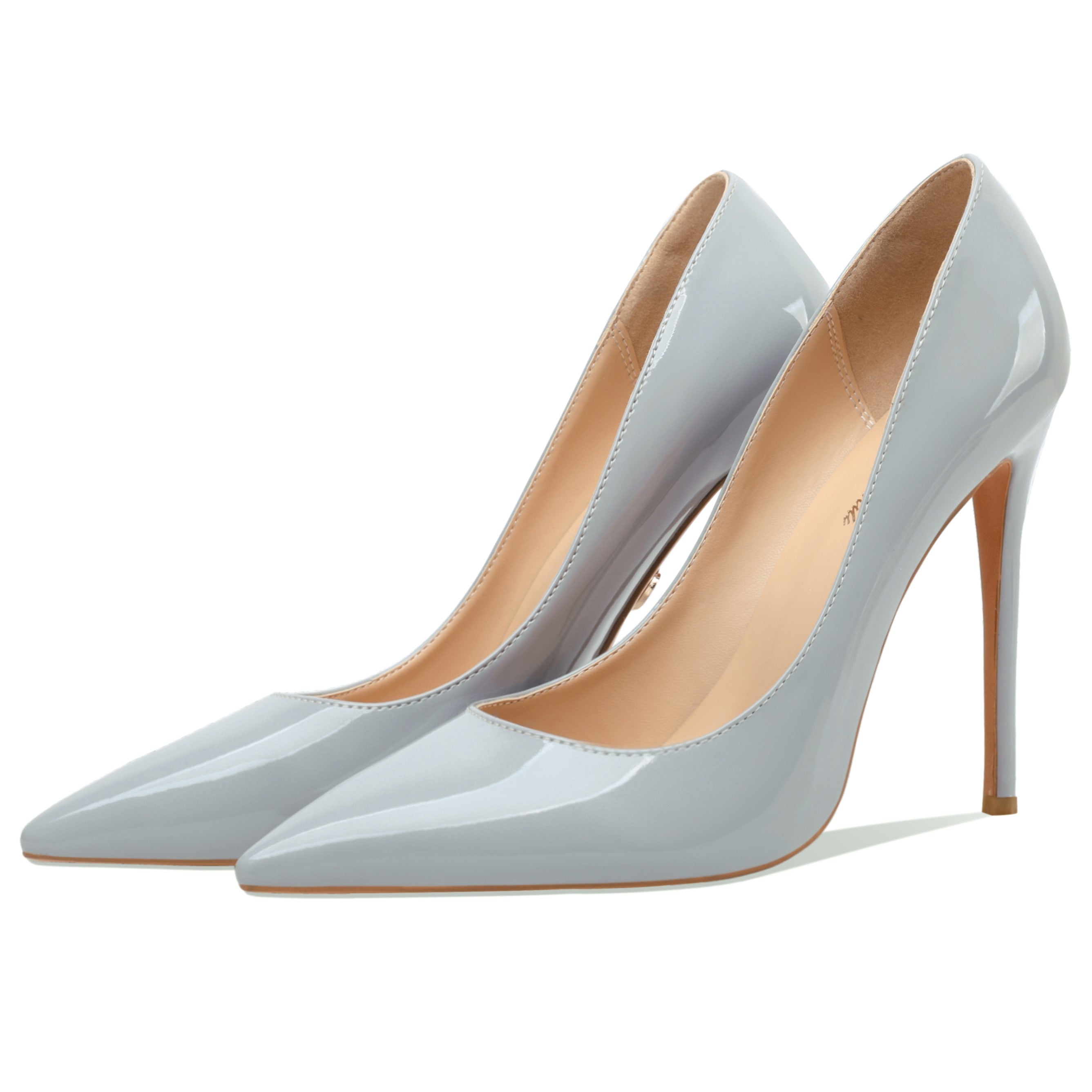 Leona (Catalog 1) - Pointed Toe Slip on Pumps with 5" Heels (FINAL SALE)