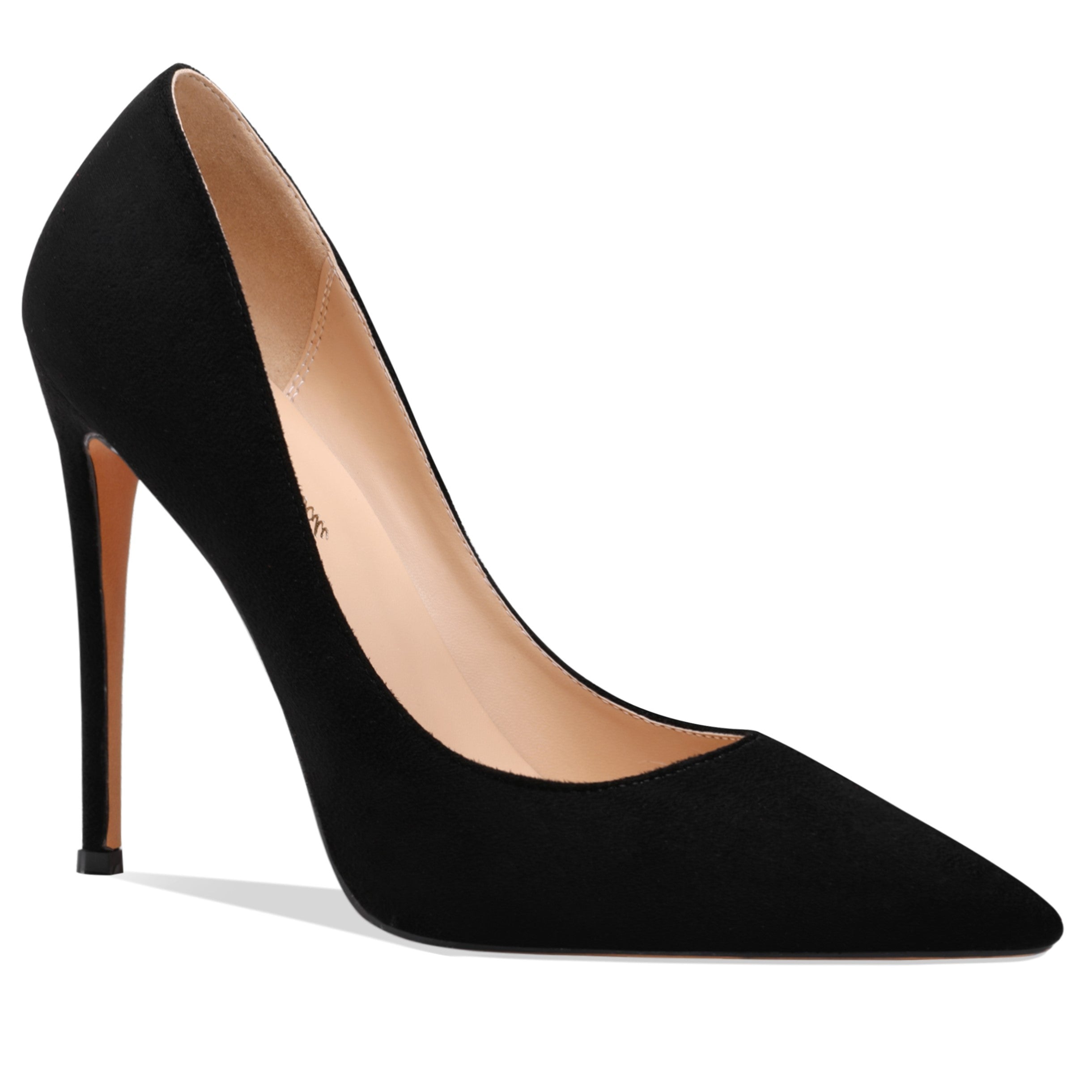 Leona (Catalog 2) - Pointed Toe Slip on Pumps with 5" Heels (FINAL SALE)