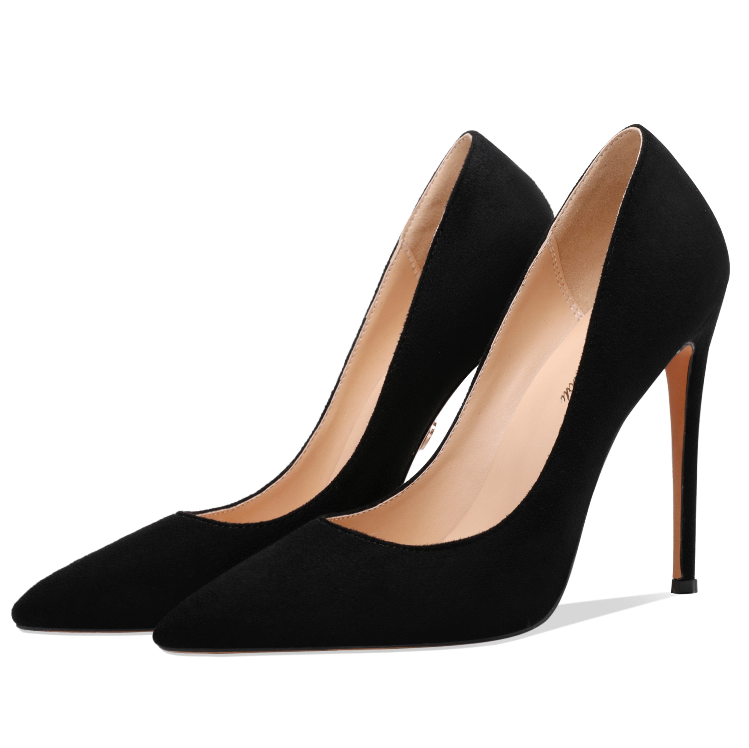 Leona (Catalog 2) - Pointed Toe Slip on Pumps with 5" Heels (FINAL SALE)