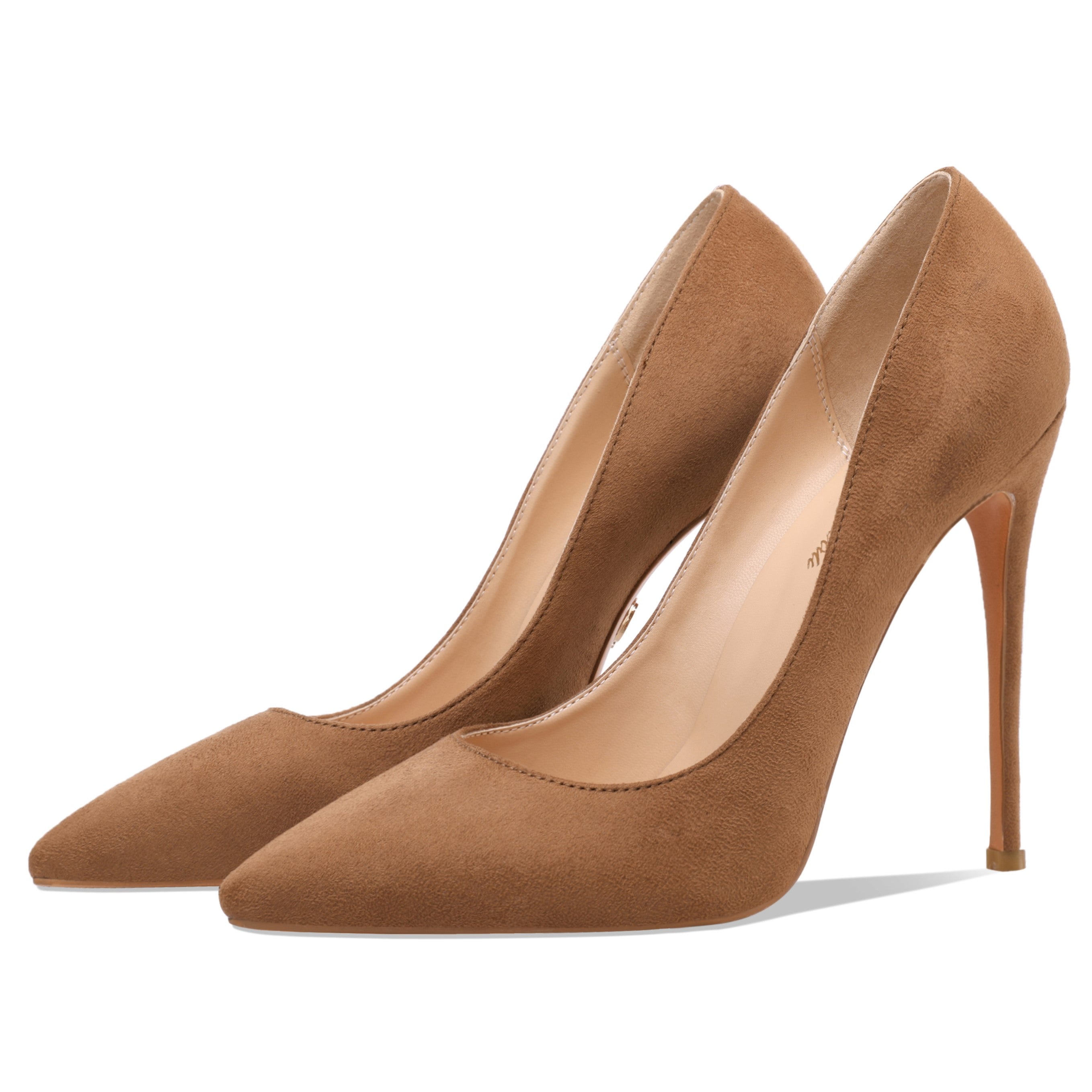 Leona (Catalog 2) - Pointed Toe Slip on Pumps with 5" Heels (FINAL SALE)