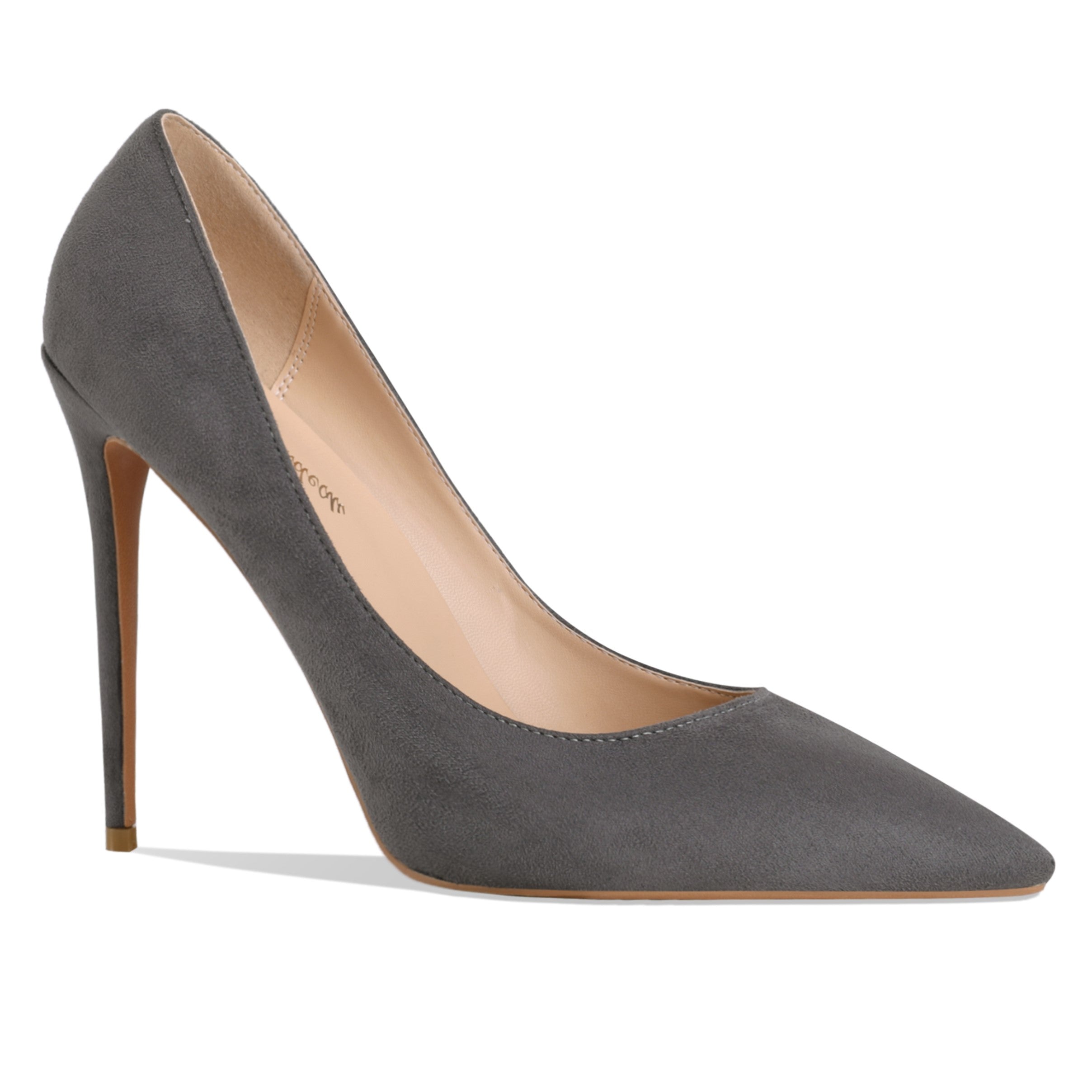 Leona (Catalog 2) - Pointed Toe Slip on Pumps with 5" Heels (FINAL SALE)