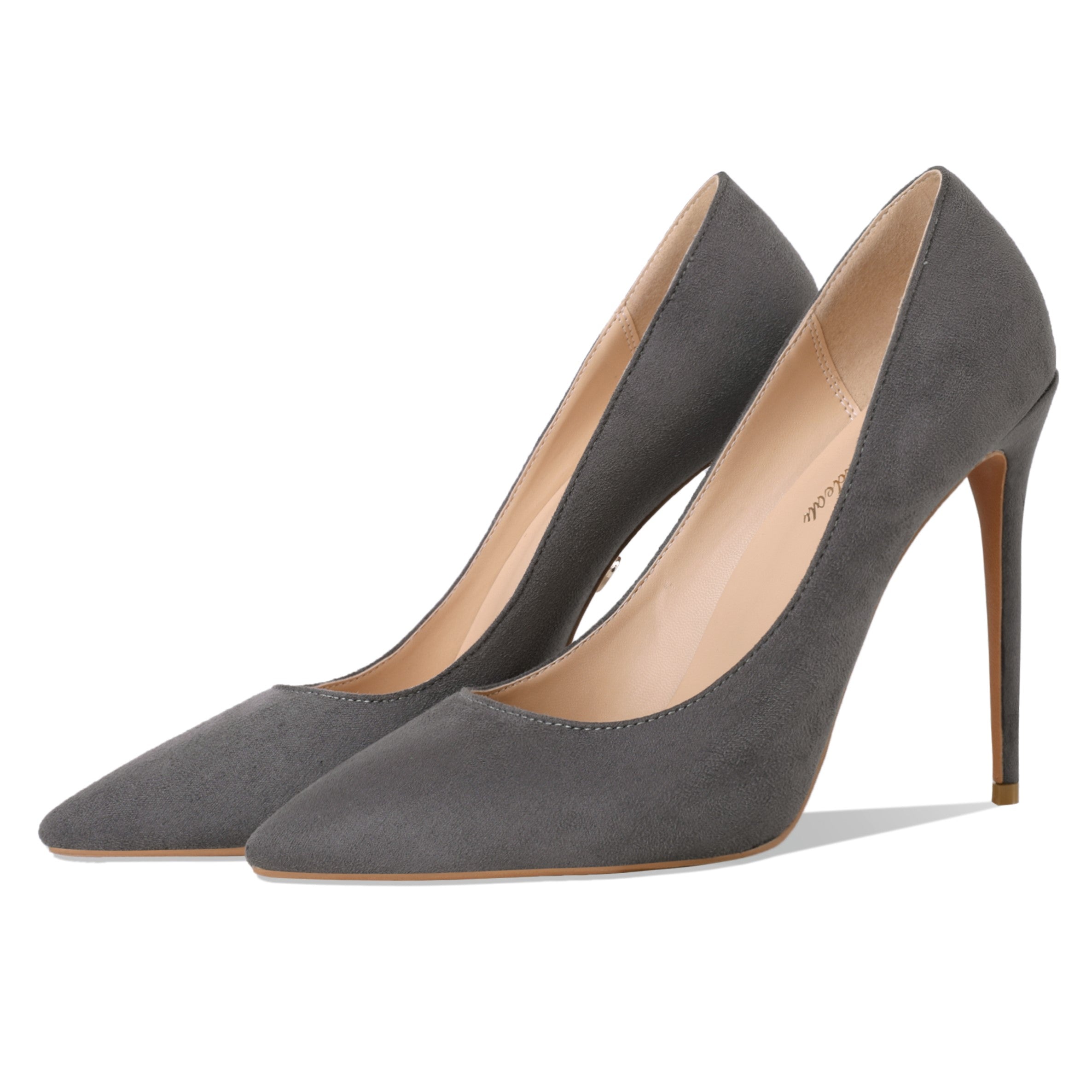 Leona (Catalog 2) - Pointed Toe Slip on Pumps with 5" Heels (FINAL SALE)