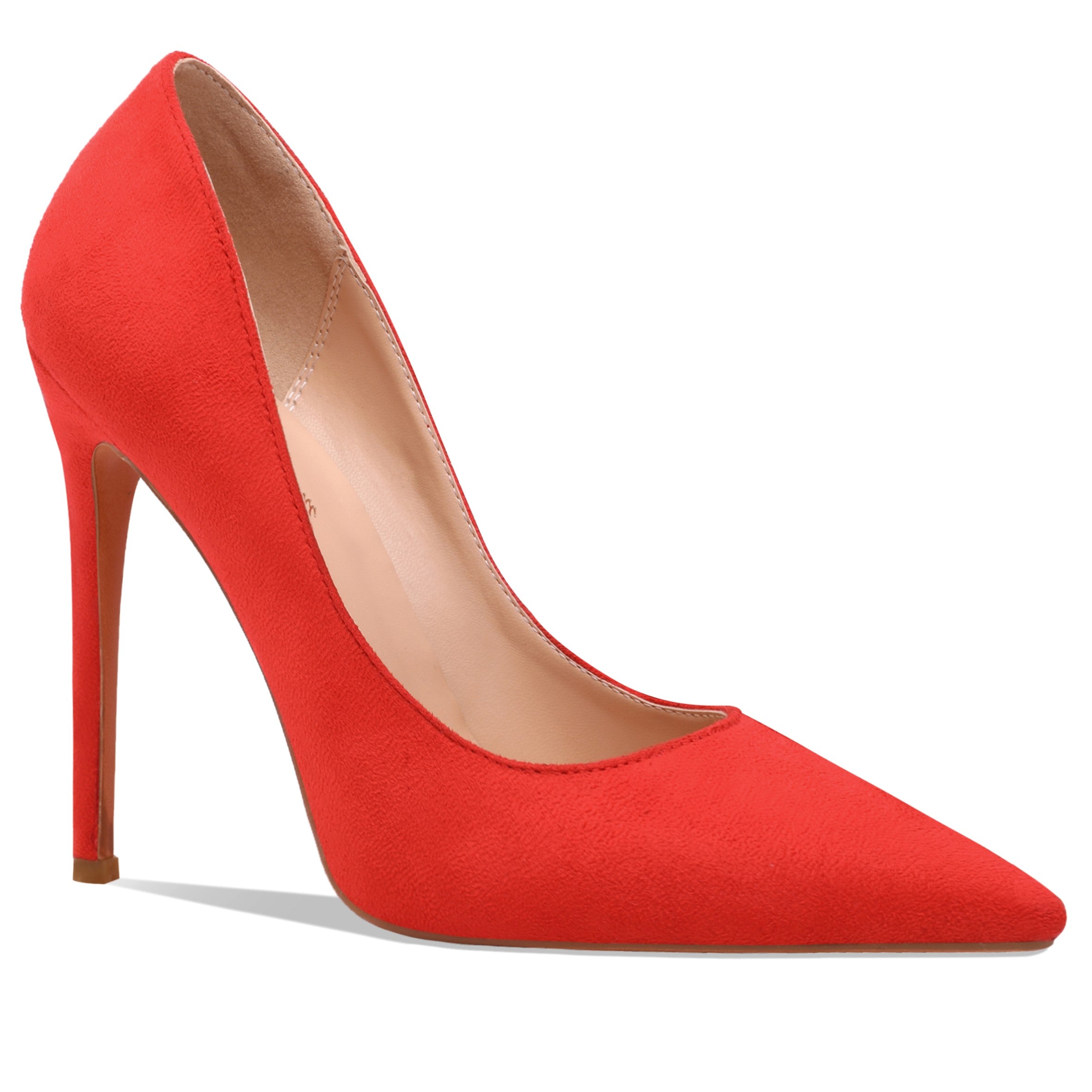 Leona (Catalog 2) - Pointed Toe Slip on Pumps with 5" Heels (FINAL SALE)