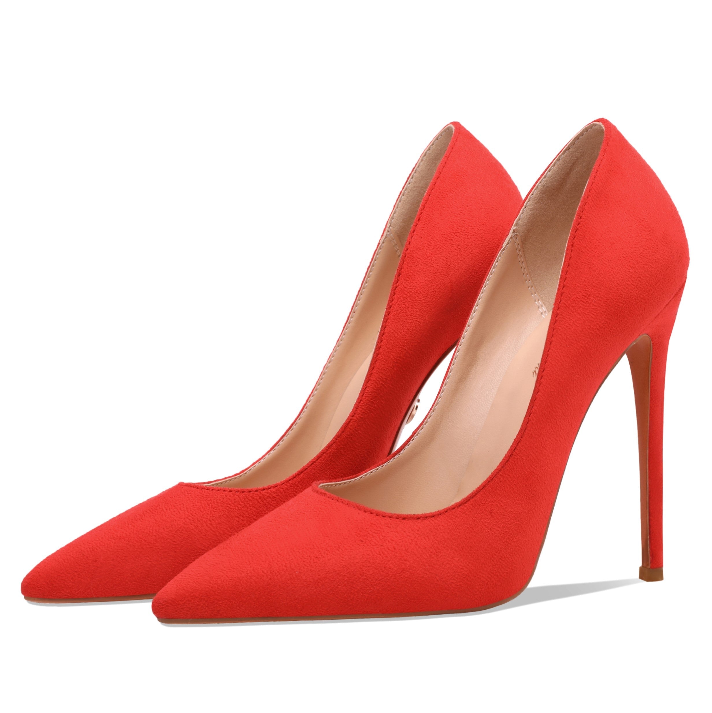 Leona (Catalog 2) - Pointed Toe Slip on Pumps with 5" Heels (FINAL SALE)