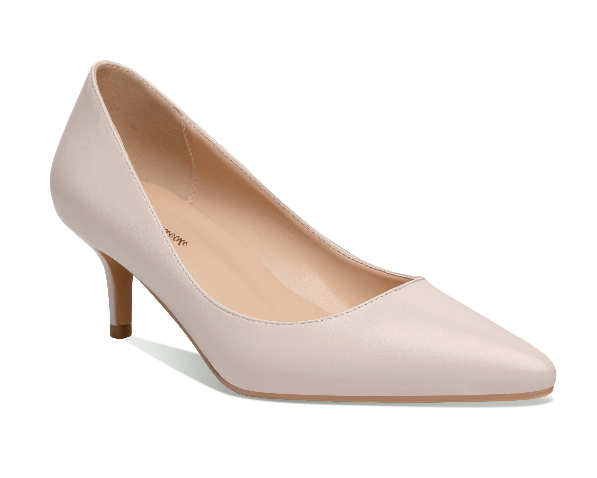 Valerie - Pointed Toe Kitten Heel Pumps (FINAL SALE)