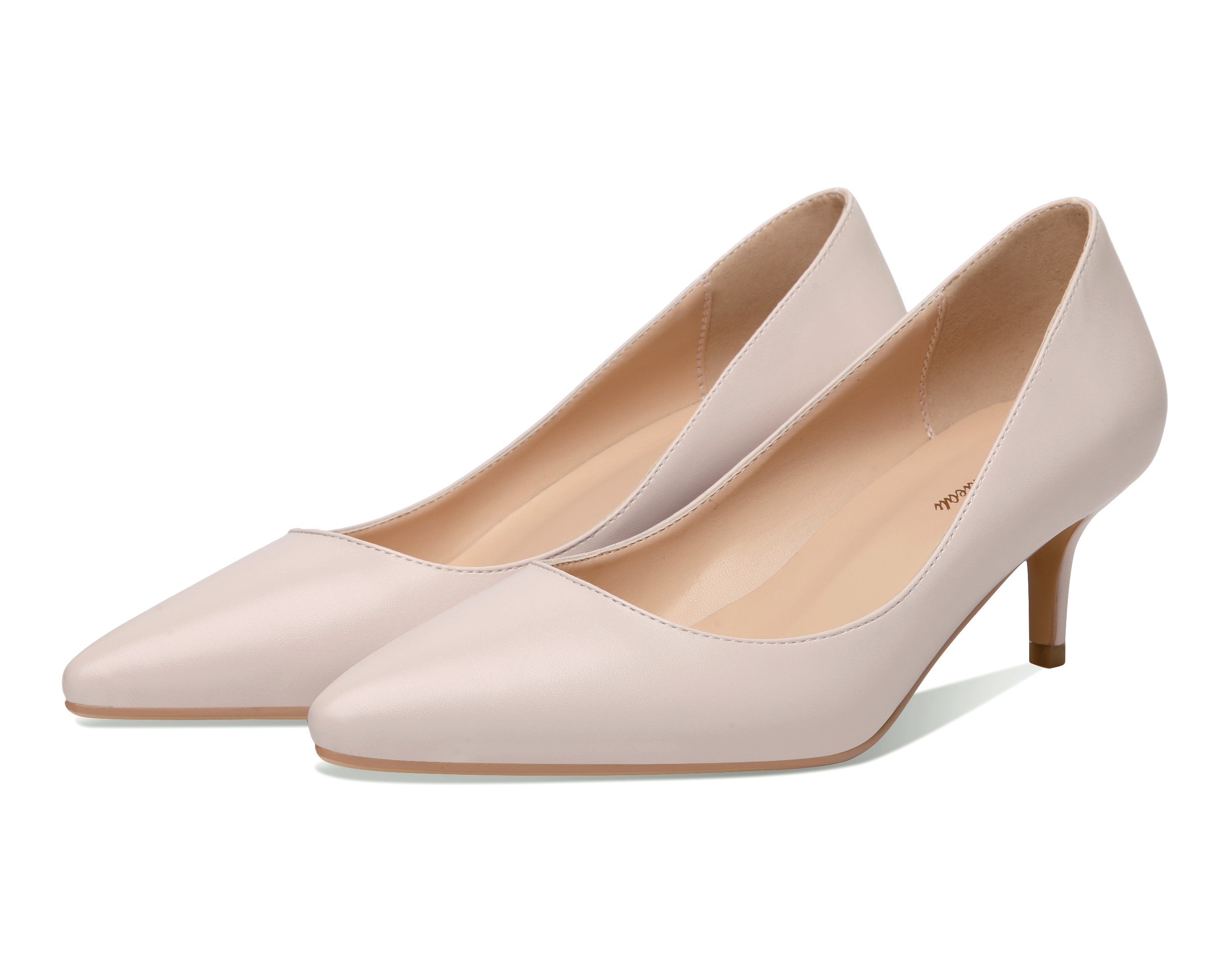 Valerie - Pointed Toe Kitten Heel Pumps (FINAL SALE)