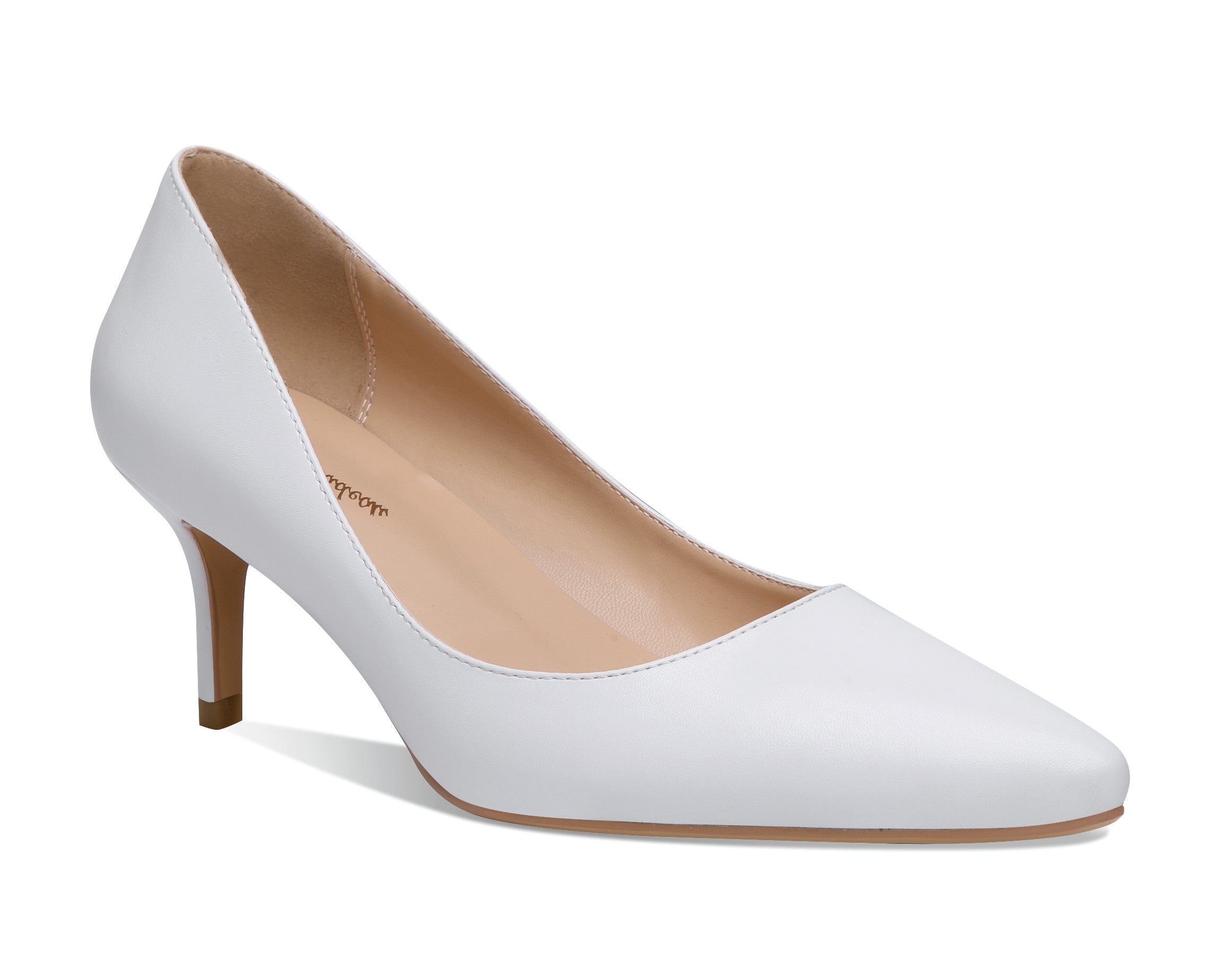 Valerie - Pointed Toe Kitten Heel Pumps (FINAL SALE)