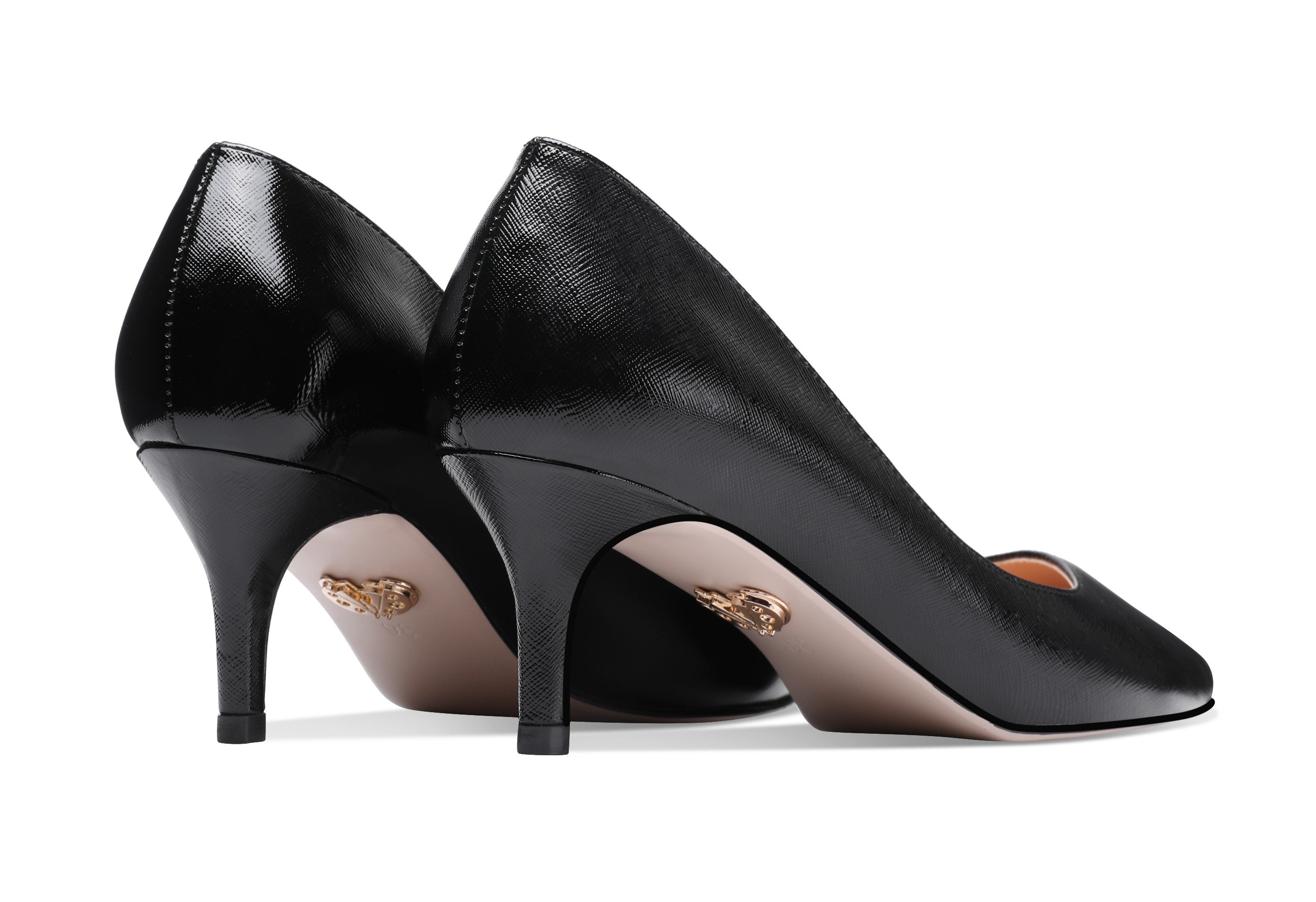 Valerie - Pointed Toe Kitten Heel Pumps (FINAL SALE)